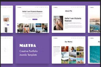 Pencil Personal Portfolio and One Page Resume Responsive Joomla Template